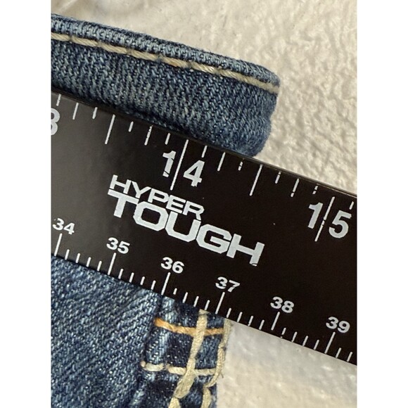 BKE Stella Bootcut Jeans Size 26R BK54116R Western y2K Denim Stitching Low Rise - Picture 12 of 13